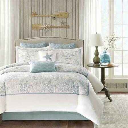 HARBOR HOUSE House Maya Bay 4 Piece Comforter Set, Cal King - White, 4PK HH10-1225